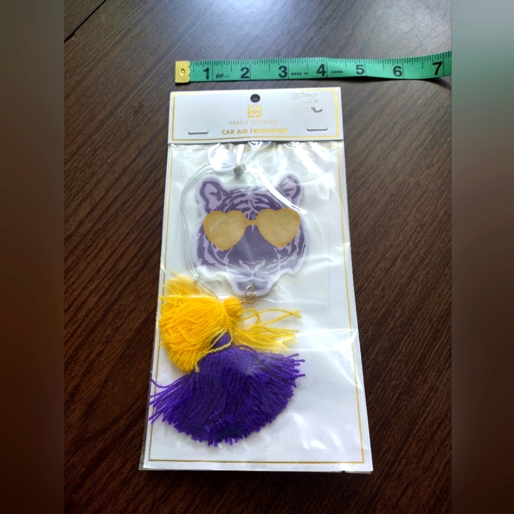 LSU Tigers Air Freshener purple and gold